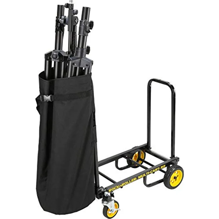 RocknRoller RSA-HBR2 Handle Bag mit stabiler Unterseite für R2, Audio Zubehör, Schwarz – Bild 5