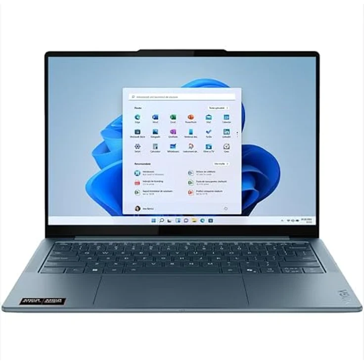 Lenovo Yoga Slim 7 14AKP10 Copilot+ Notebook, 14" FHD, AMD Ryzen AI 7 350, 16 GB RAM, 512 GB SSD, Blau – Bild 3