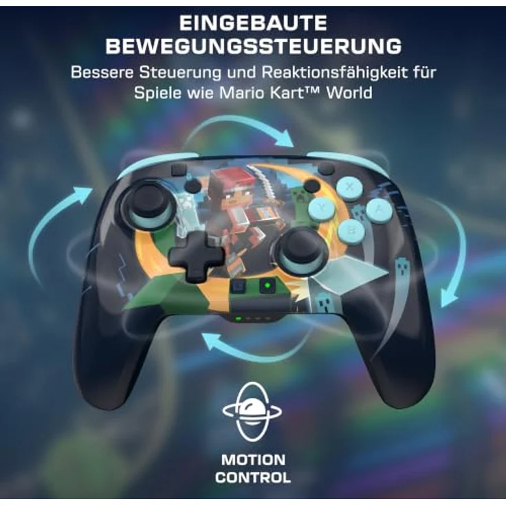 Turtle Beach Rematch™ Wireless Gaming Controller - Minecraft™ Dungeons II - Kabelloser Controller mit Lentikular-Design, TMR-Analogsticks und bis zu 40 Stunden Akkulaufzeit für Nintendo Switch 2 – Bild 13
