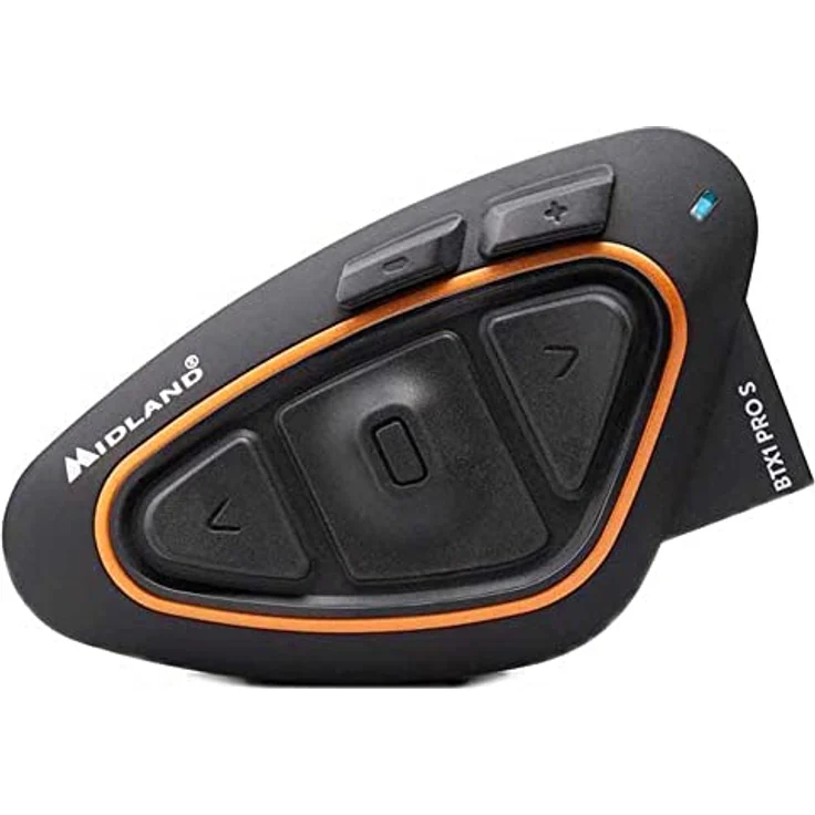 Midland Btx1 Pro S 2022, Intercom mit Vollduplex, 23 Stunden Akkulaufzeit, Schwarz – Bild 1