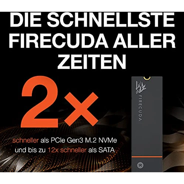 Seagate FireCuda 530 ZP1000GM3A023 - Solid-State-Disk - 1 TB - intern - M.2 2280 - PCI Express 4.0 x4 (NVMe) - integrierter Kühlkörper - mit 3 Jahre Seagate Rescue Datenwiederherstellung – Bild 6