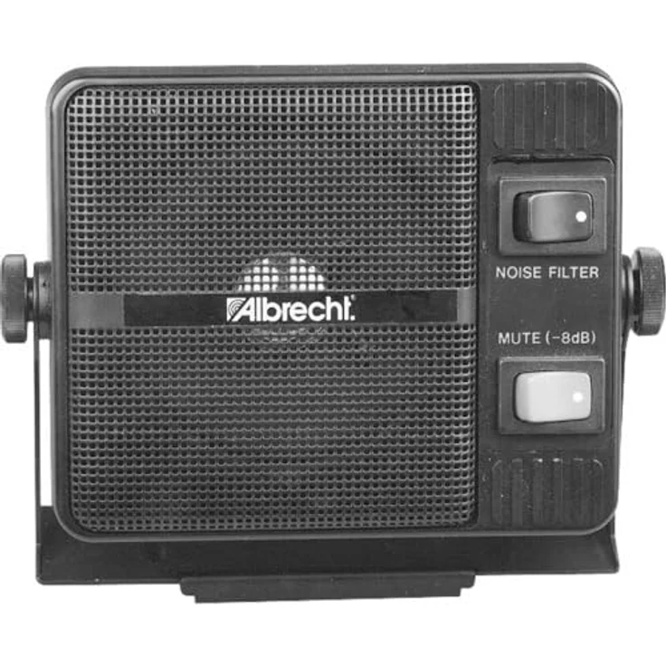 Albrecht Externer Kleinlautsprecher 20/905 7120, Funklautsprecher mit schaltbarem Geräuschfilter und 8 dB Abschwächer zur Störgeräuschunterdrückung – Bild 1
