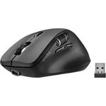 Speedlink Libera Rechargeable Wireless Silent Mouse, PC Maus kabellos leise wiederaufladbar, Bluetooth Maus und USB 2.4GHz, Daumen Scrollrad für horizontales Scrollen, leise Tasten, 3200 DPI, schwarz