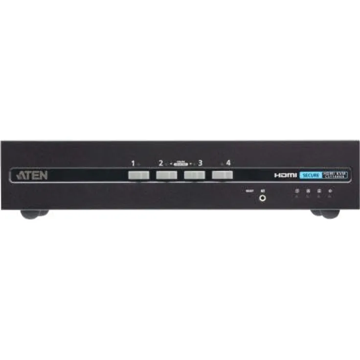 ATEN Fortschrittlicher Sicherheits-KVM-Switch HDMI Dual Display USB 4 Port (kompatibel mit PSD PP v4.0) Marke