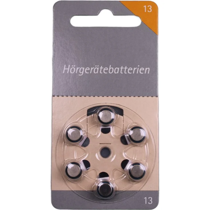 Hörex Hörex Basic Batterien 13er Pack, 60 Knopfzellen für zuverlässige Energieversorgung