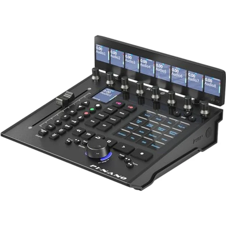 iCON Pro Audio P1-Nano/D5 USB MIDI DAW Controller, anpassbarer Touchscreen, motorisierter Fader, 8 Drehregler, nahtlose Integration mit gängigen DAWs – Bild 1