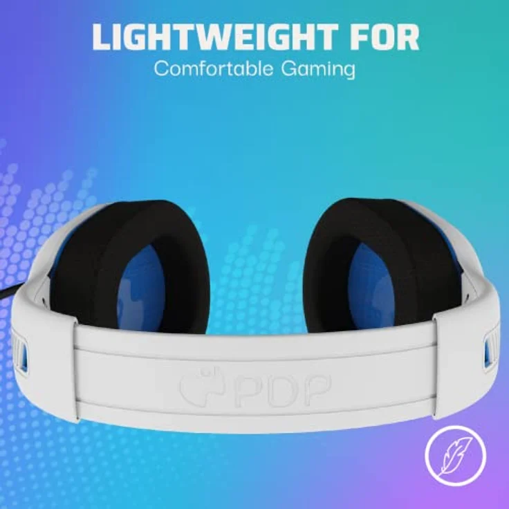 PDP AIRLITE PRO Wireless Headset weiß with Noise Cancelling Microphone for Sony Playstation PS5 - PS4, Officially Licensed – Bild 3
