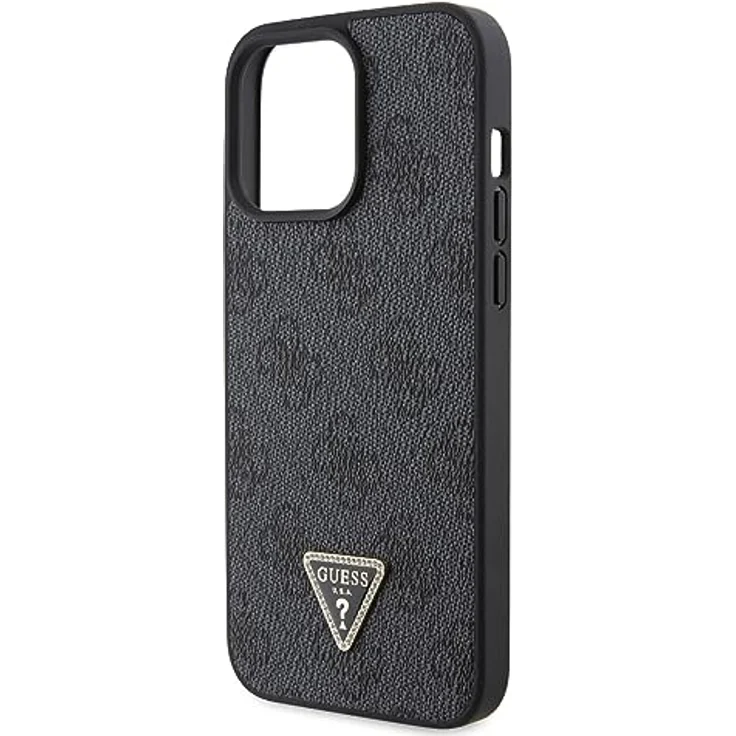 CG MOBILE GUESS GUHCP15XP4TDPK Hülle für iPhone 15 Pro Max 6.7'' Schwarz hardcase Leather 4G Diamond Triangle – Bild 5