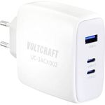 Voltcraft GaN VC-12910570 100 W USB-Ladegerät Steckdose, Innenbereich Ausgangsstrom (max.) 5 A 3 x USB-C®, USB-A USB Po