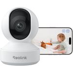 Reolink E1 Zoom, 4K PTZ WLAN Überwachungskamera Innen mit 3X optischem Zoom, Auto-Tracking, Mensch/Haus-tier/Schrei-Erkennung, 2,4/5 GHz Wi-Fi 6, Babyphone Funktion