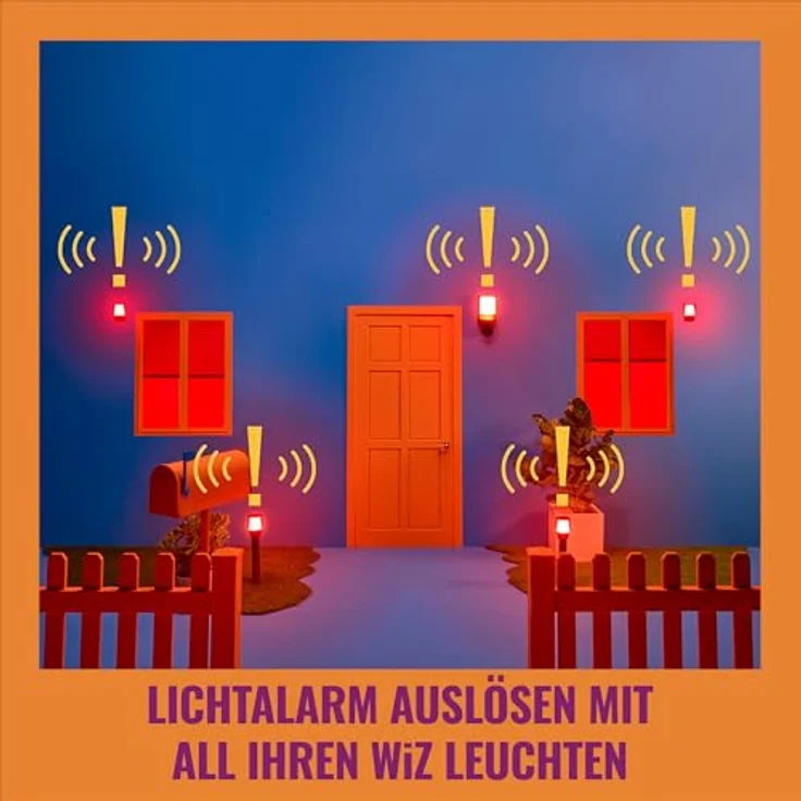 WiZ Außenwandleuchte mit integrierter Outdoor Kamera WiFi – Bild 5