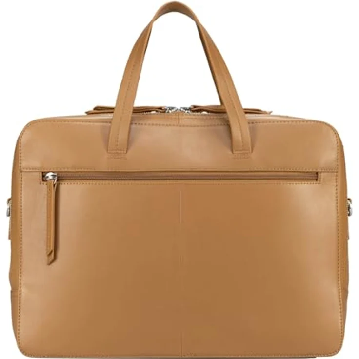 Jost Arva Aktentasche 36 cm, 100% Leder mit Laptopfach, braun – Bild 3