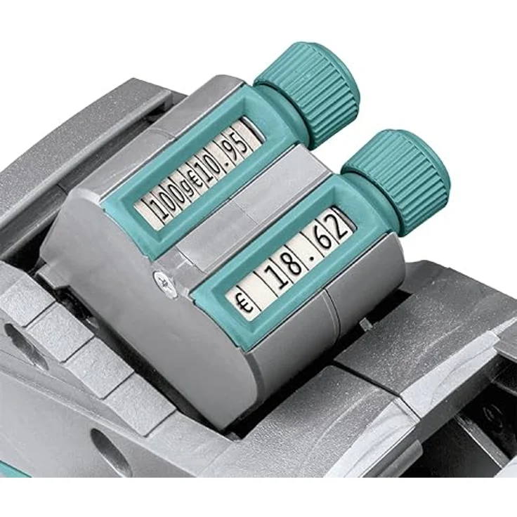 METO Preisauszeichnungsgerät Classic L, 2-zeiliges Beschriftungsgerät mit ergonomischem Griff, grau – Bild 4