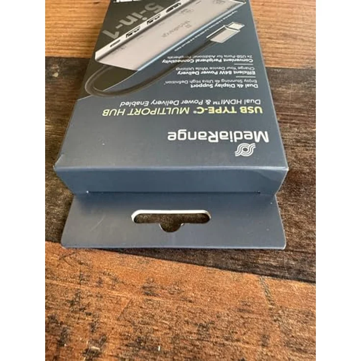 MediaRange MRCS511, USB Type-C Hub mit 480 Mbit/s, silber – Bild 2