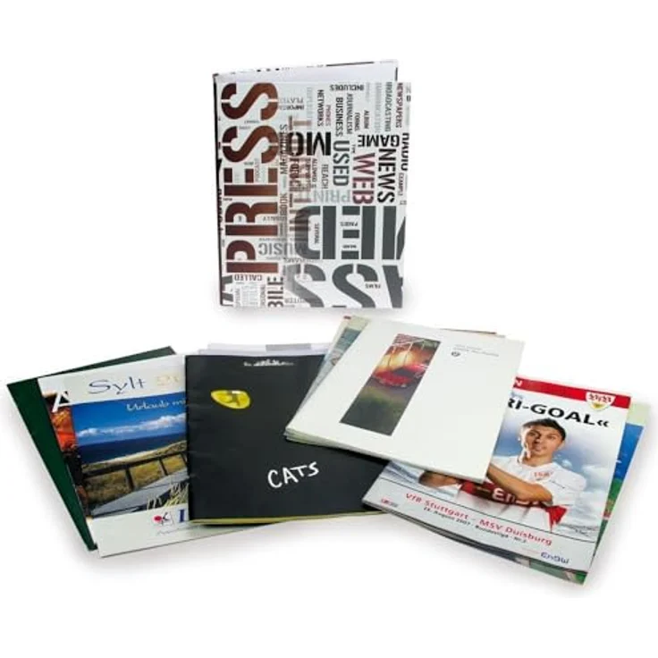 Safe Journal-Sammelordner, Fotoalbum für besondere Ereignisse, Stäbchen-Mechanik, schwarz – Bild 3