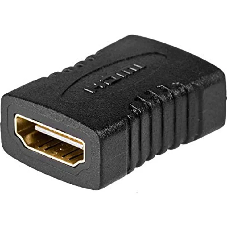 AKYGA (k-ad-05) HDMI F auf HDMI Adapter F, High Speed mit Ethernet, schwarz