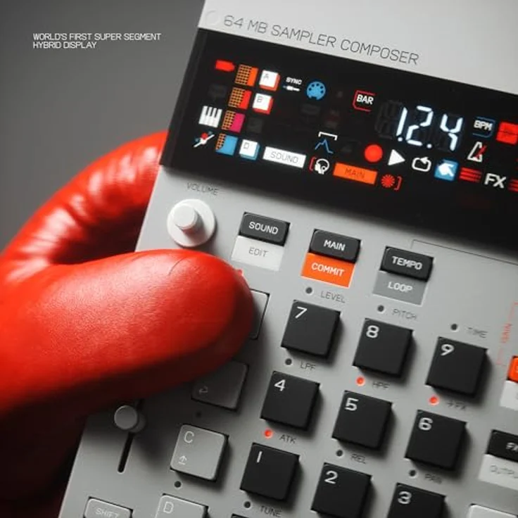 Teenage Engineering EP-133 K.O. II, Sampler mit 12 Spuren, 999 Sample Slots und 46 kHz / 16-Bit Audioqualität, inkl. Limited Edition 10“ Collector’s Box – Bild 2