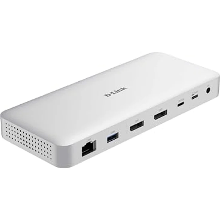 D-Link DUF-901 9-in-1 USB4 Docking Station – Dual 8K Display, 40 Gbit/s, 2.5GbE LAN, 100W PD, Aluminium, kompatibel mit Mac & Windows – Bild 4