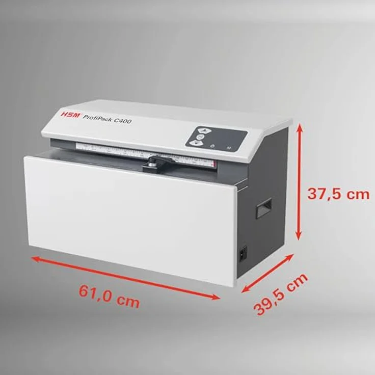 HSM ProfiPack C400 Kartonschredder | Herstellung von Verpackungsmaterial und Füllmaterial für Pakete aus gebrauchten Kartons - kostengünstig und nachhaltig. – Bild 2