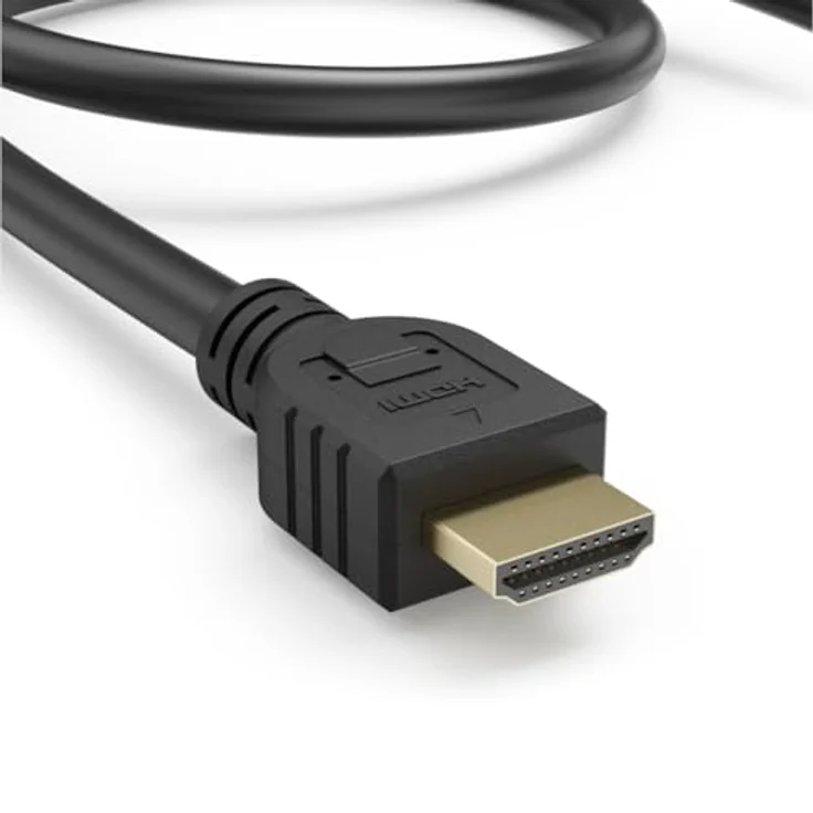 Hama HDMI Splitter 4K 1 In 2 Out (4K@30Hz, Adapter zur Übertragung eines HDMI-Signals auf 2 Ausgabegeräte, z. B. Beamer, Bildschirm oder 2 Monitore gleichzeitig, 60 cm) schwarz – Bild 5