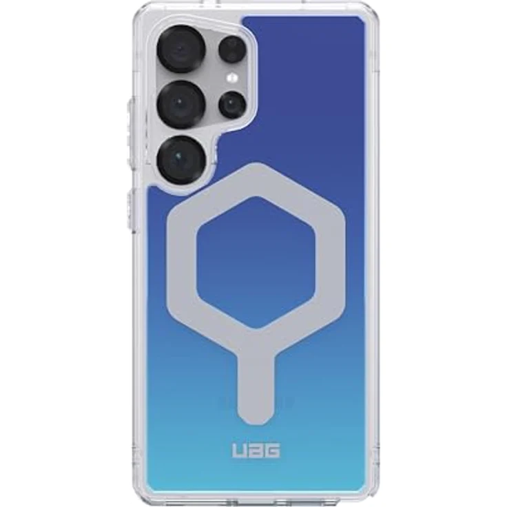 URBAN ARMOR GEAR Plyo Pro Case Samsung Galaxy S25 Ultra Hülle (Offiziell Designed for Samsung Zertifiziert, Magnetring, Wireless Charging kompatibles Cover) blau/Ombre – Bild 5