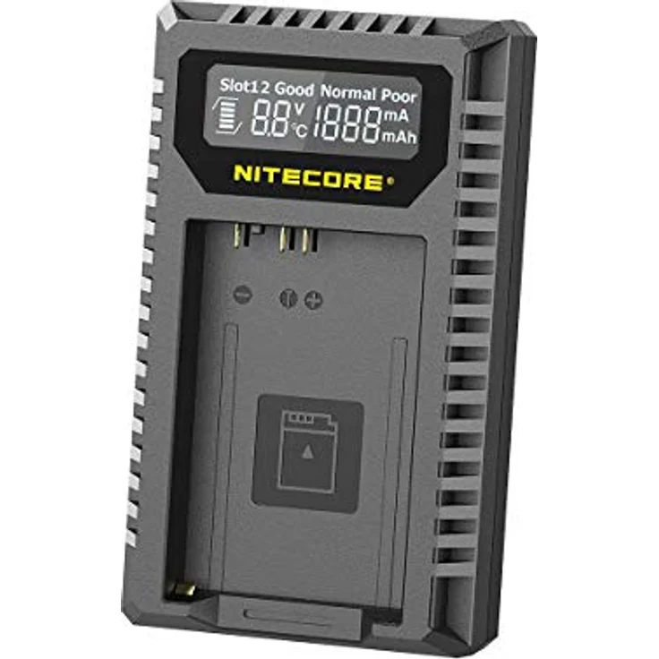Nitecore UCN5 - Ladegerät für Canon Akku LP-E17, Quick Charge, schwarz – Bild 1
