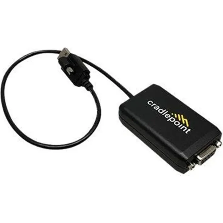 CradlePoint USB/Serielles Kabel, USB (M) zu RS-232 (W) - 40 cm, mit Daumenschrauben für S700 Series