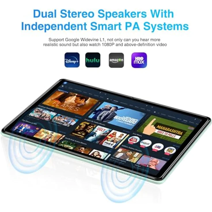 DOOGEE T10S 10.1, 6 GB/128 GB, Grün Tablet mit großem Speicherplatz – Bild 3