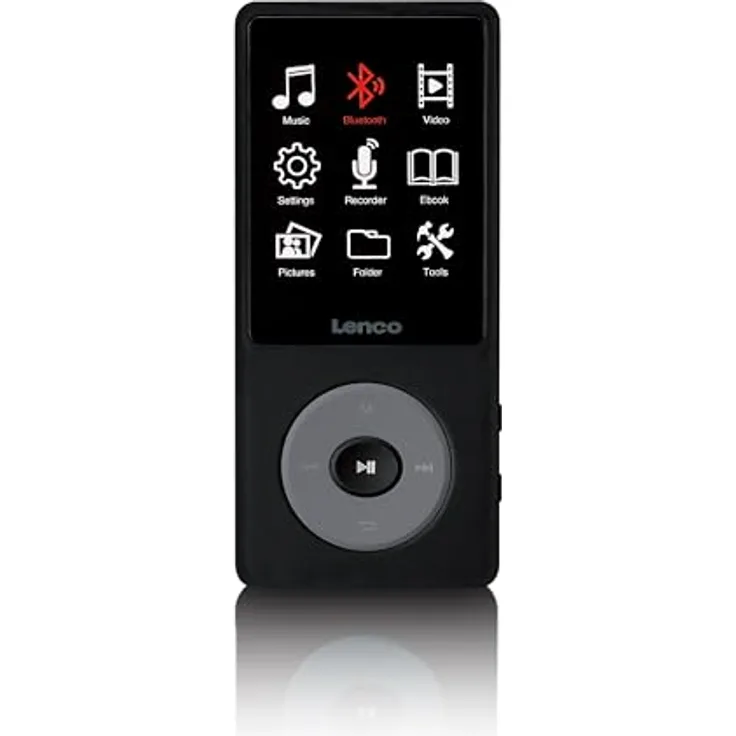 Lenco Xemio-860 MP3/MP4-Spieler, 8 GB mit Bluetooth, Schwarz, versandkostenfrei