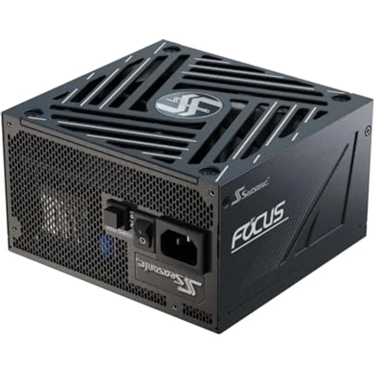 Seasonic Focus GX 80 PLUS Gold Netzteil, modular - 850 Watt, schwarz, Effizientes ATX-3.1-Netzteil, unterstützt PCIe 5.1, 135-mm-Lüfter mit Fluid-Dynamisches Lager, OptiSink-Design – Bild 1