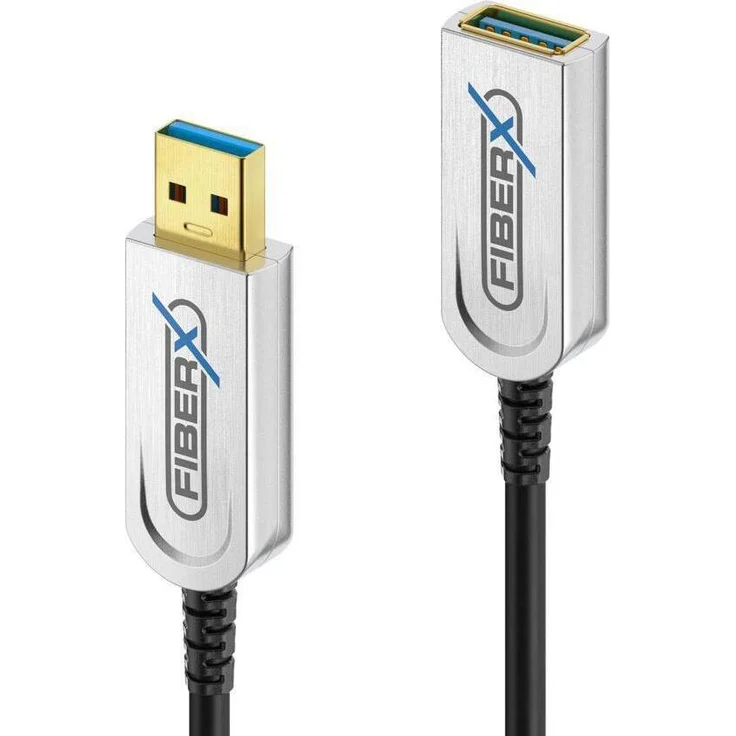 PureLink FiberX FX-I650-003 USB Kabel 3 m, USB 3.2 Gen 1, 10 Gbps, Schwarz
