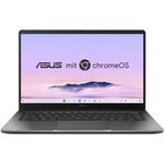 ASUS Chromebook Plus CX14 CX1405CTA, 14" FHD IPS Display, Intel Core 3-N355, 8GB RAM, 128GB eMMC, ChromeOS, QWERTZ, Rock Grey