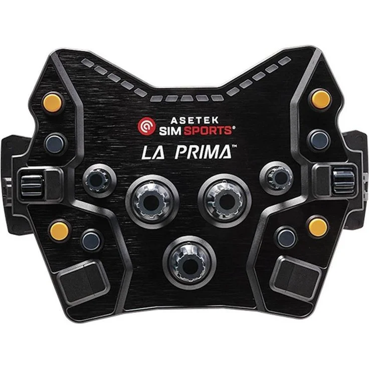 Asetek SimSports La Prima GT Button Box, Gaming Controller mit 17 Bedienelementen, Schwarz – Bild 1
