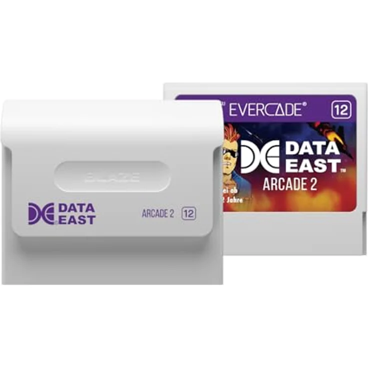 Blaze Evercade Data East Arcade Collection 2 Cartridge, 12 Action-Arcade-Klassiker für Evercade-Geräte – Bild 2