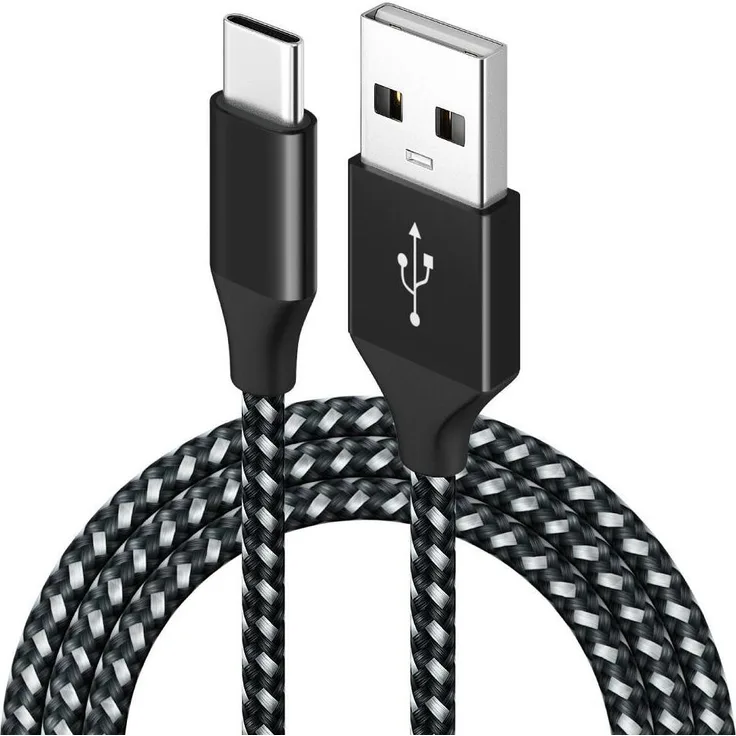 Kevin Frotscher Schnellladekabel Ladegerät 1 Meter Schwarz - USB zu Typ-C, Fast Charging, Datentransfer für Samsung, Huawei, Lenovo, Xiaomi, iPhone 15/16 Pro Max, Galaxy S22/S23/S24 Ultra, Z Fold/Flip