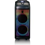 Lenco Bluetooth&portable Lautsprecher PA-260BK, 12 Stunden Batterielaufzeit, Schwarz