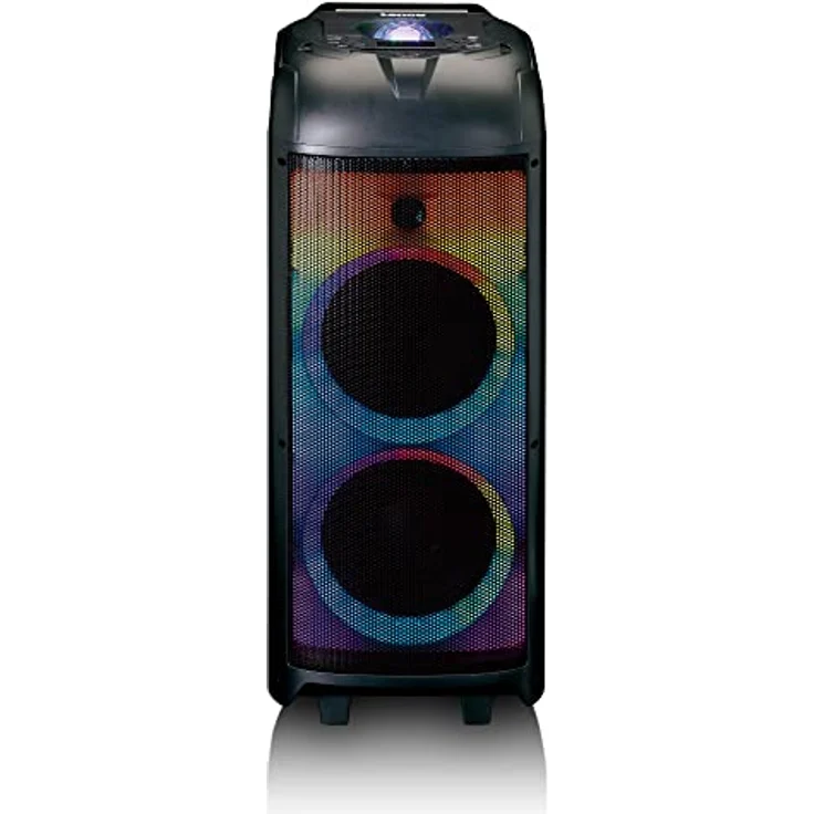 Lenco Bluetooth&portable Lautsprecher PA-260BK, 12 Stunden Batterielaufzeit, Schwarz – Bild 1