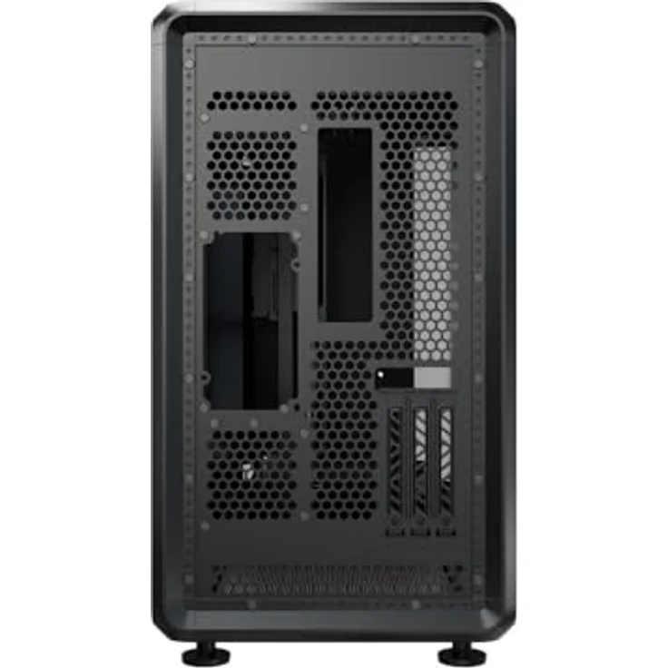Cooler Master MasterFrame 360 Panorama, Offenes Tower-Gehäuse mit Hartglas-Seitenwänden, ARGB-Spotlights und Platz für bis zu 12 Lüfter – Bild 4