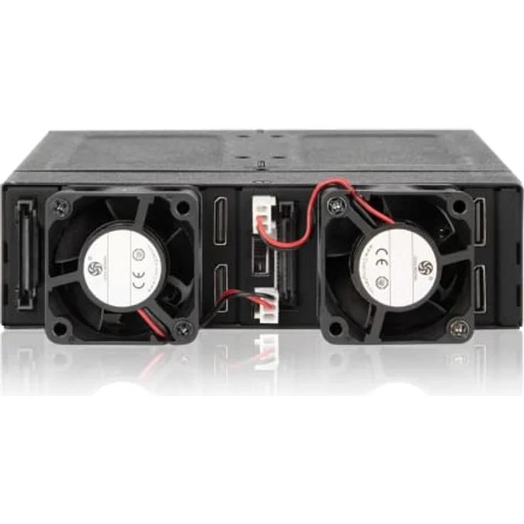 ICY DOCK ToughArmor MB699VP-B V3-4X U.2 NVMe PCIe 4.0 SSD zu SFF-8612 OCuLink (nach SFF-9402 Rev 1.1) Wechselrahmen Metall Schwarz (kompatibel zu Tri-Mode Karten) – Bild 4