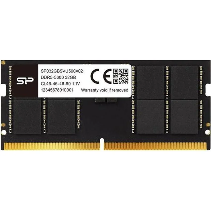 Silicon Power SODIMM DDR5 16GB 5600 CL46, 1 x 16GB SO-DIMM Arbeitsspeicher mit 5600 MHz und CL46