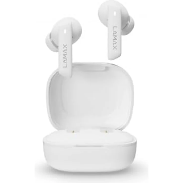 Lamax Clips1 ANC White, Kabellose Kopfhörer mit ANC und bis zu 44 Stunden Akkulaufzeit – Bild 1