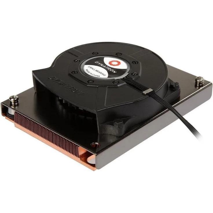 Intertech B-3 CPU Kühler nach Intel Standard (LGA3647), Hochwertiger Kupferkühler mit 7000 U/min Lüfter, Grau