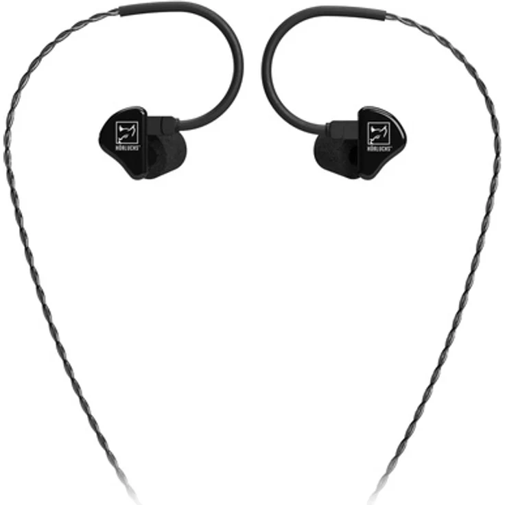 Hörluchs HL 1250, In-Ear Kopfhörer mit Balanced-Armature 2-Wege Treiber, bassbetonter Klang, schwarz