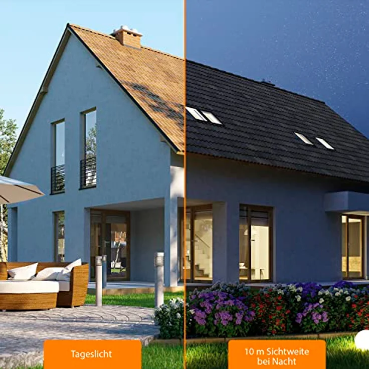 Smartwares Starlight Überwachungskamera – Außenbereich – WLAN – Verschiedene Betrachtungsmodi – QHD-Bilder – Zwei-Wege-Kommunikation – Bewegungssensor – Bild 2