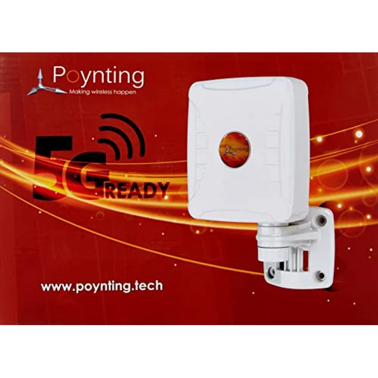 Poynting XPOL-1 V2 5G 3dBi Omnidirektionales Kreuz Polarisiert LTE 2x2 MIMO Außenantenne, weiß – Bild 2