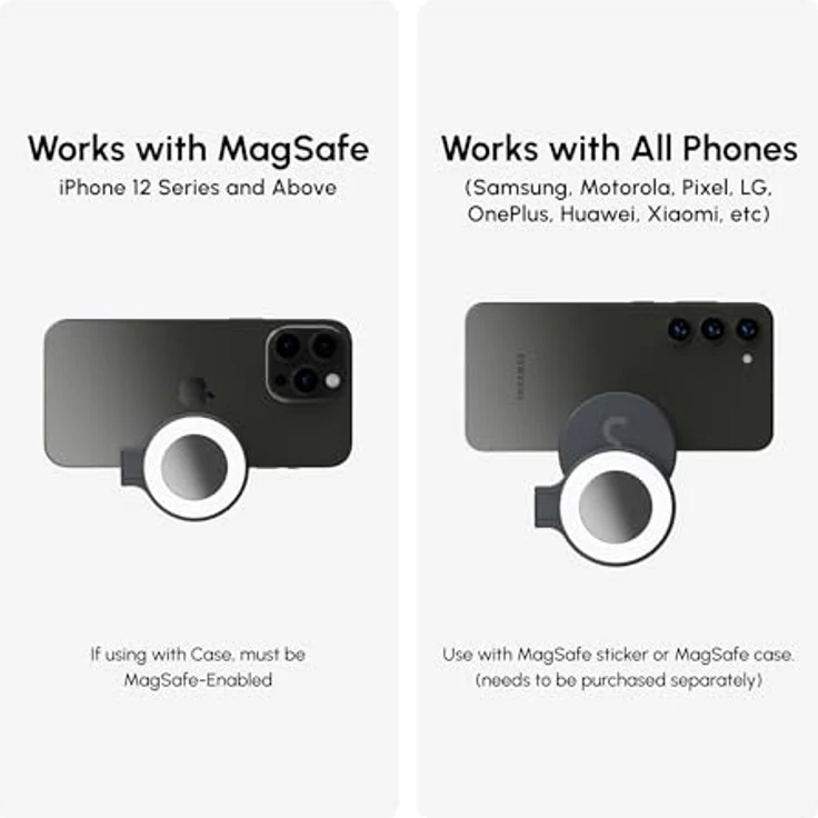 ShiftCam SnapGrip Pro Magsafe Halterung, Smartphone-Stativ mit ergonomischem DSLR-Griff, integrierter Bluetooth-Auslöser, Qi2 kabelloses Laden, 5000 mAh Akku, Schwarz – Bild 9