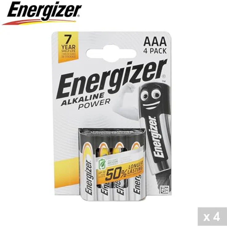 Energizer Batterie Alkaline Power AAA-Micro-LR03 4er-Packung – Bild 3