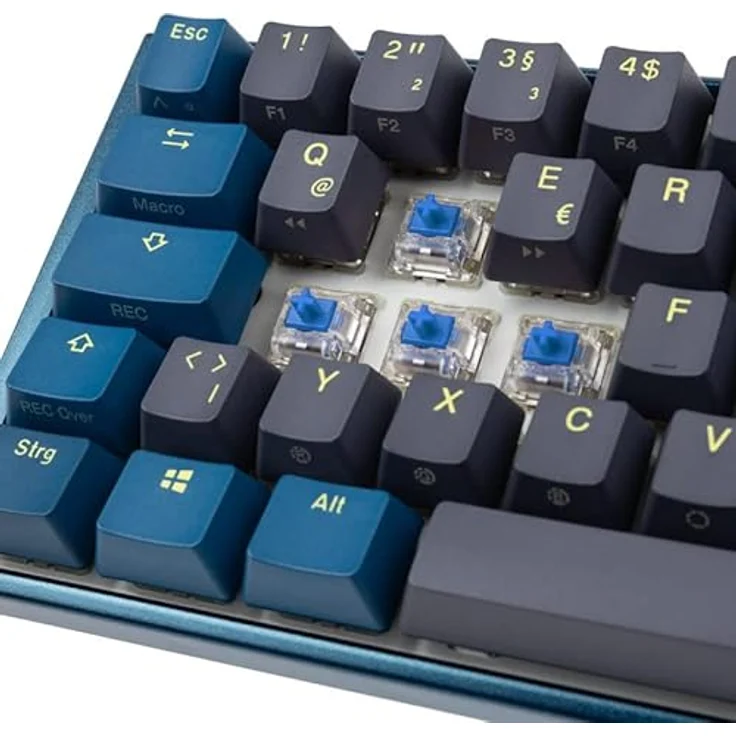Ducky One 3 Daybreak Mini Gaming-Tastatur, RGB LED - MX-Blue (Deutsch QWERTZ) – Bild 4