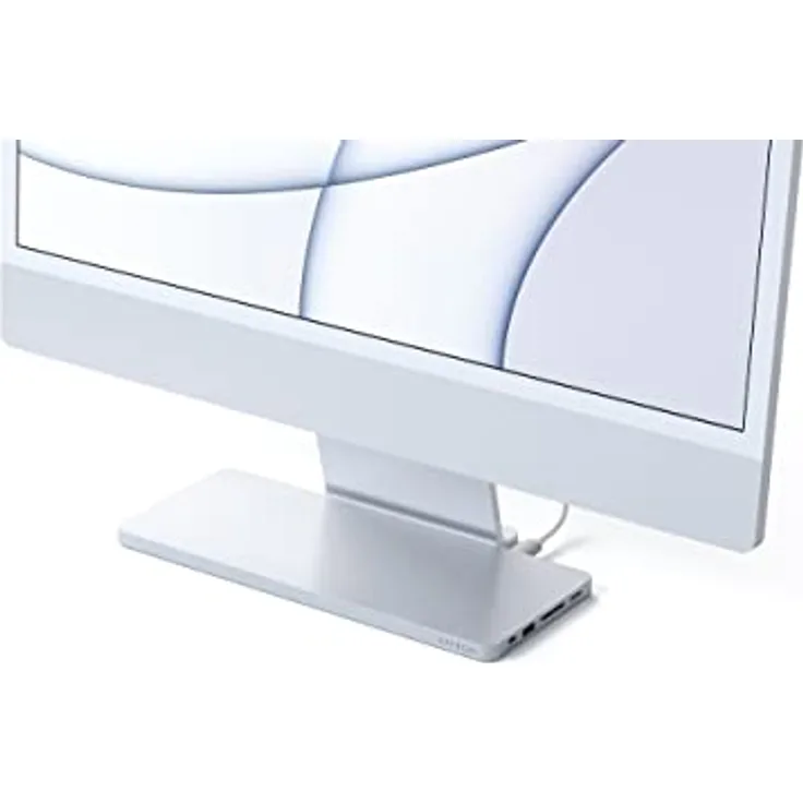 Satechi ST-UCISDS - USB-C Slim Dock für 2021 iMac (24 Zoll) - Silber - USB 3.2 Gen 2 - NVMe,SATA - M.2