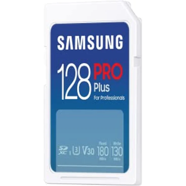 Samsung PRO Plus SD Speicherkarte (MB-SD128S/EU), 128 GB, UHS-I U3, Full HD & 4K UHD, 180MB/s Lesen, 130 MB/s Schreiben, Karte für Spiegelreflexkameras und Systemkameras (2023) – Bild 3